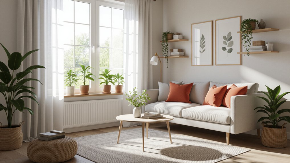 affordable small space decor