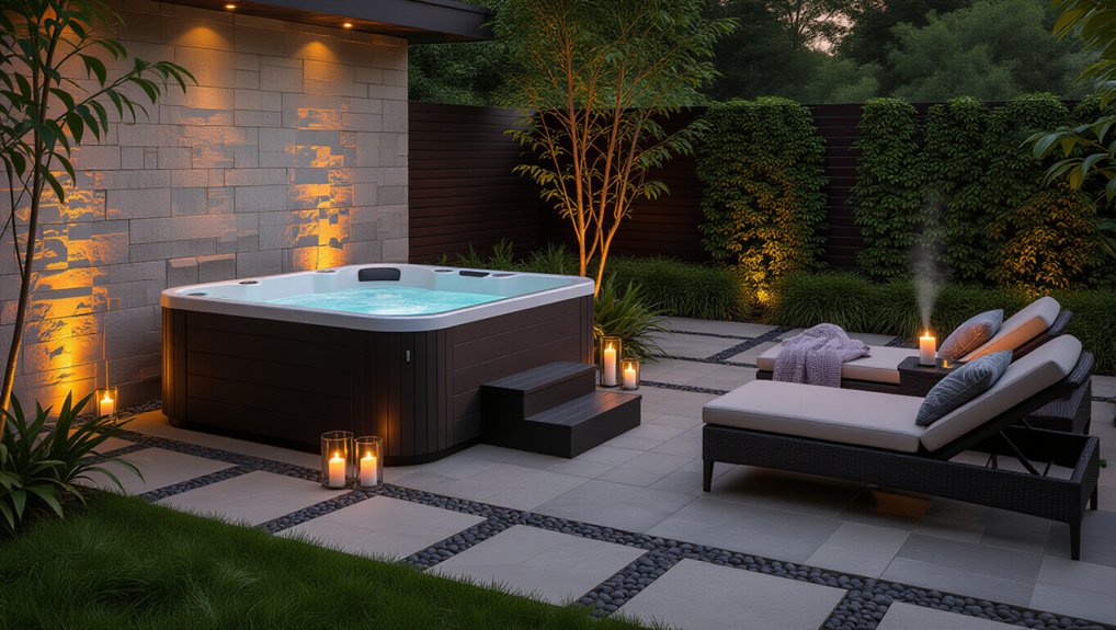 aromatherapy enhances jacuzzi relaxation