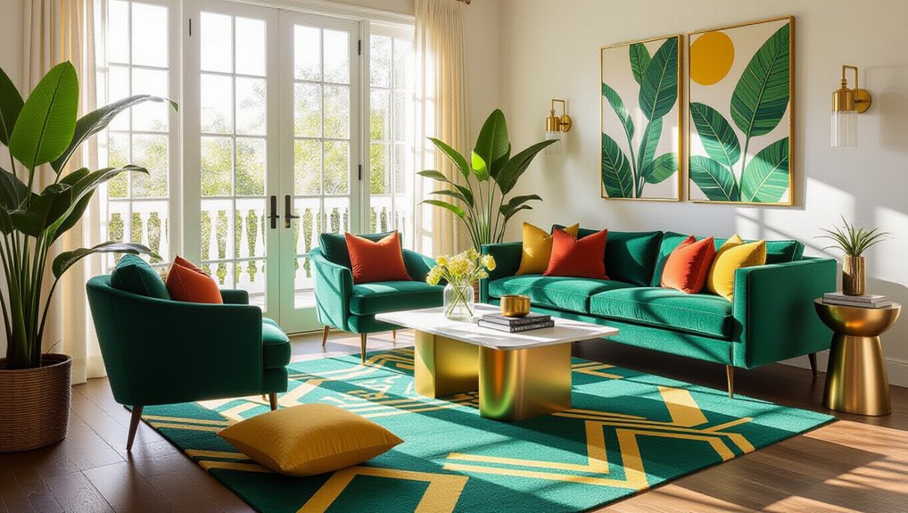 art deco area rugs