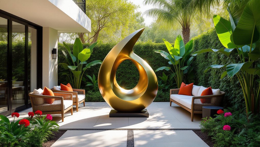 artistic sculptures enhance spaces