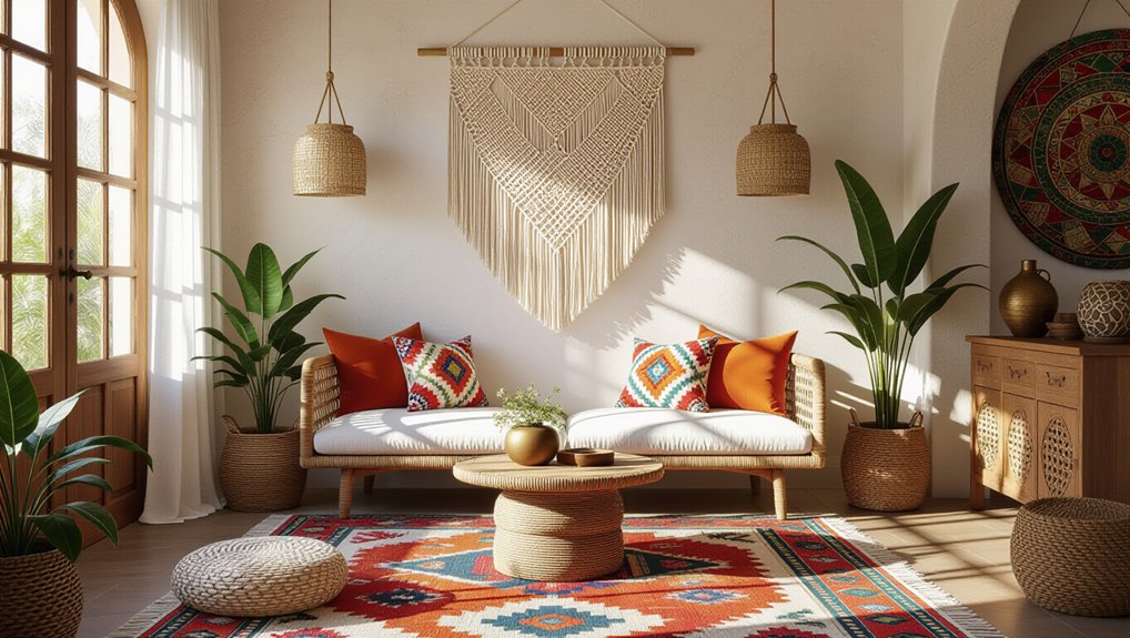 bohemian macram wall art
