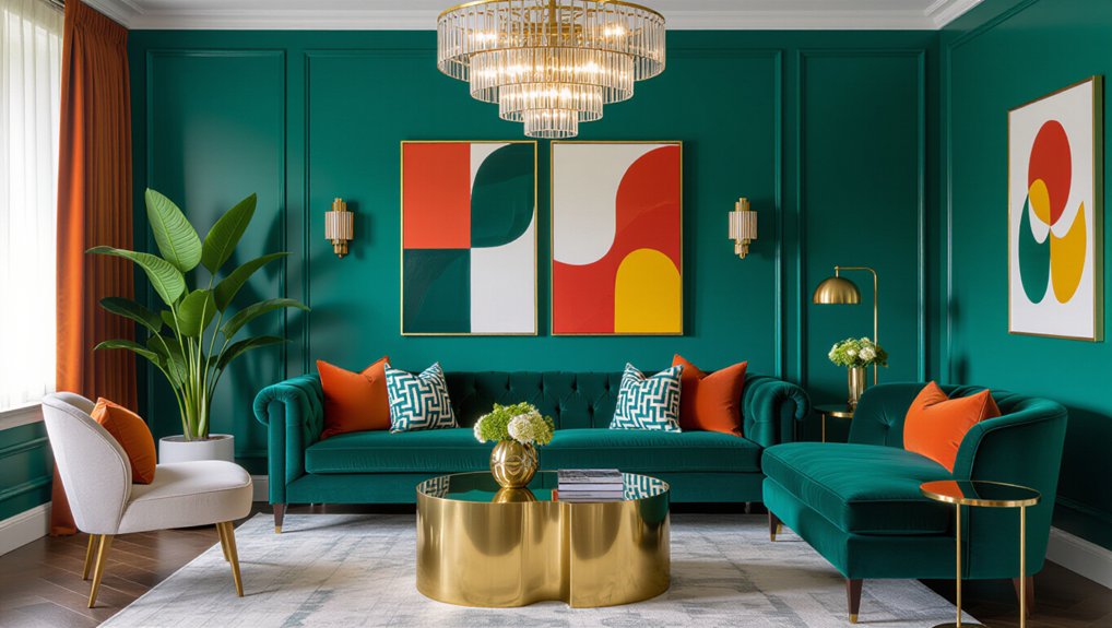 bold colors energize spaces