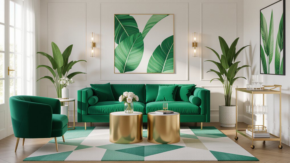 bold geometric luxury decor