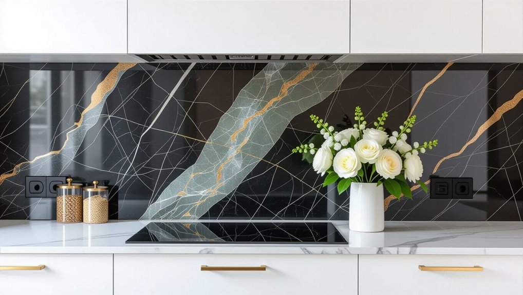 bold marble kitchen elegance