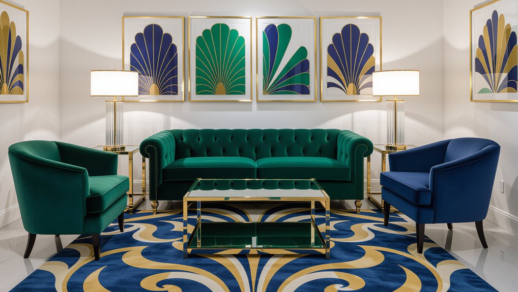 bold vibrant art deco elegance