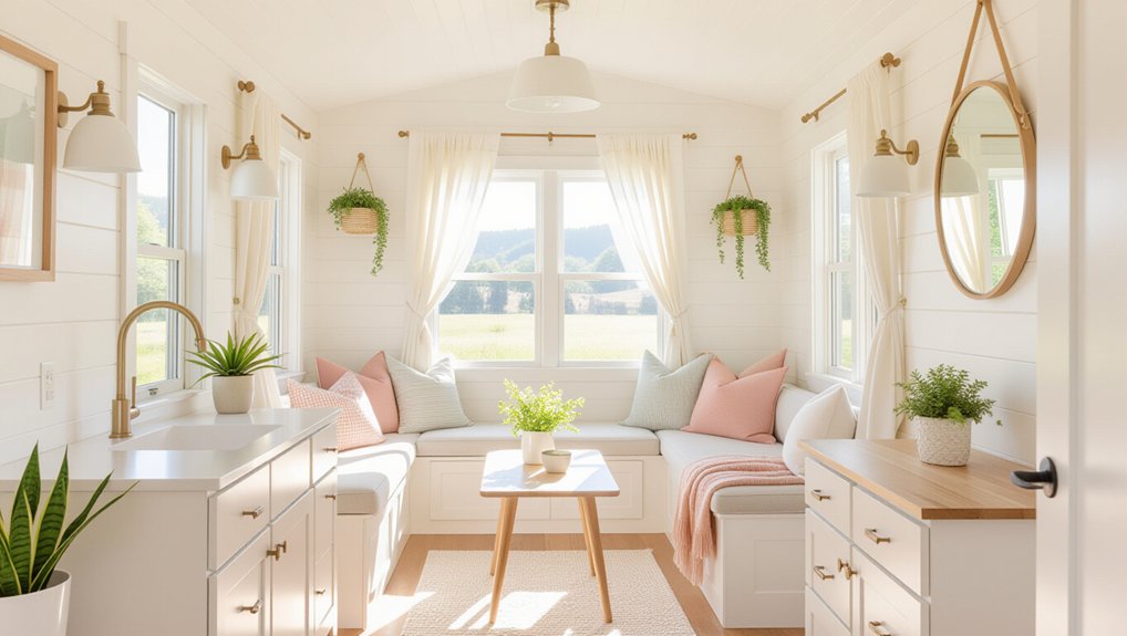 bright airy small spaces