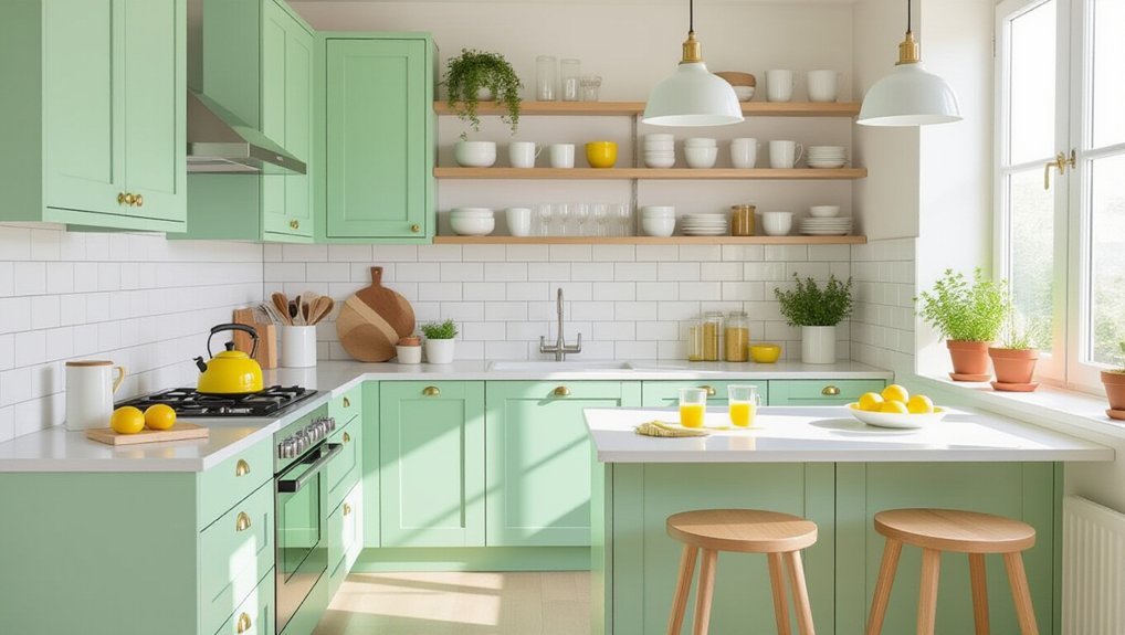 bright colors expand spaces