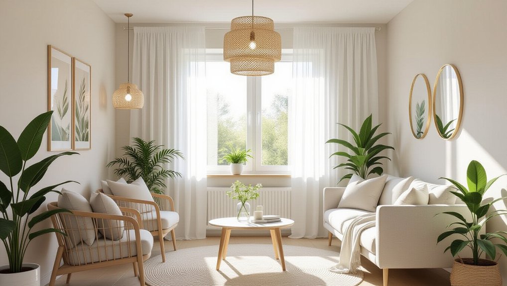 brighten small spaces elegantly