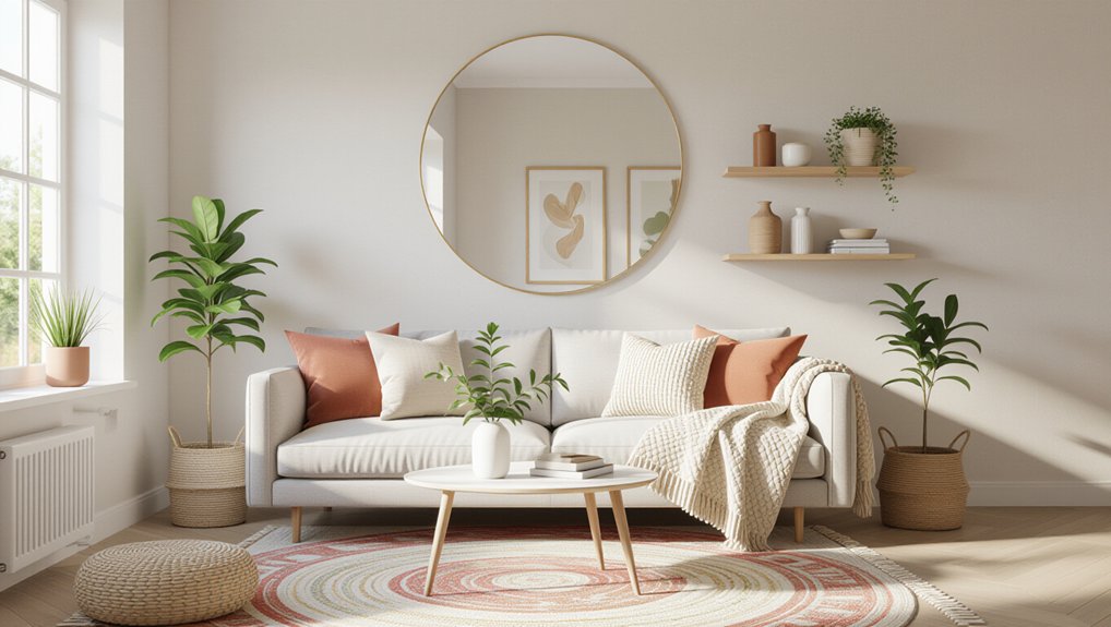 brighten spaces with mirrors