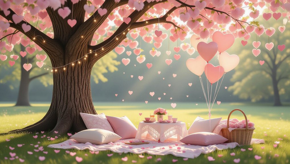 charming pink heart decorations