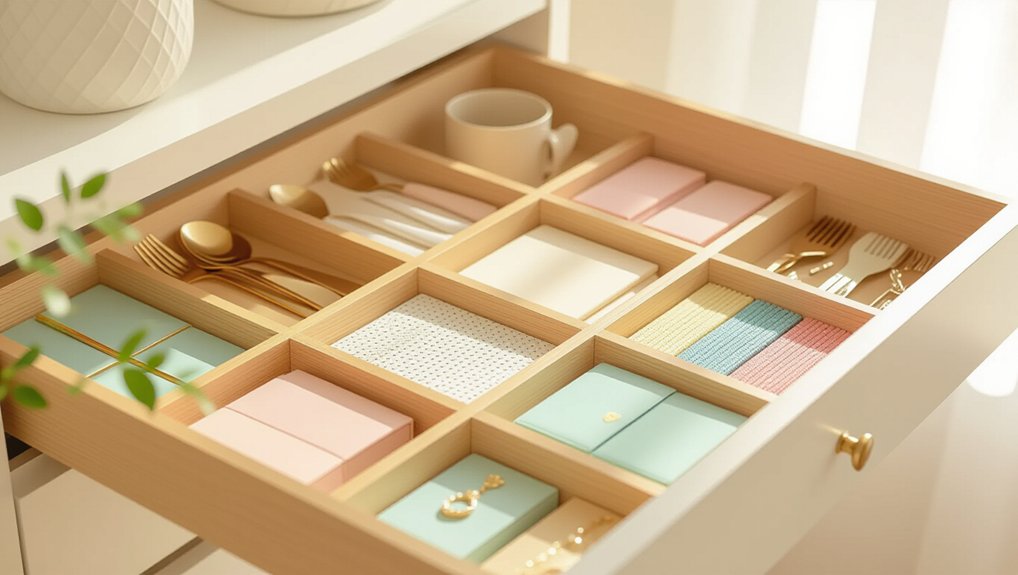 chic drawer organizers transform chaos