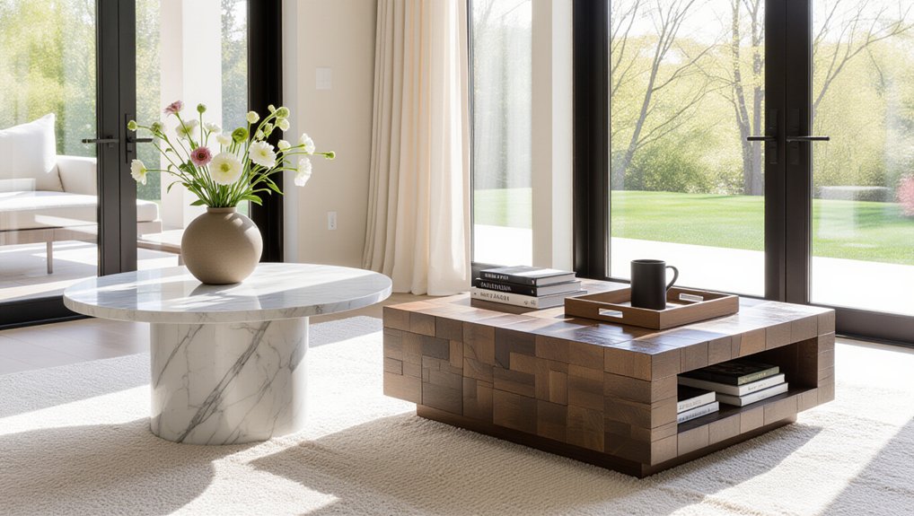 choosing coffee table shapes