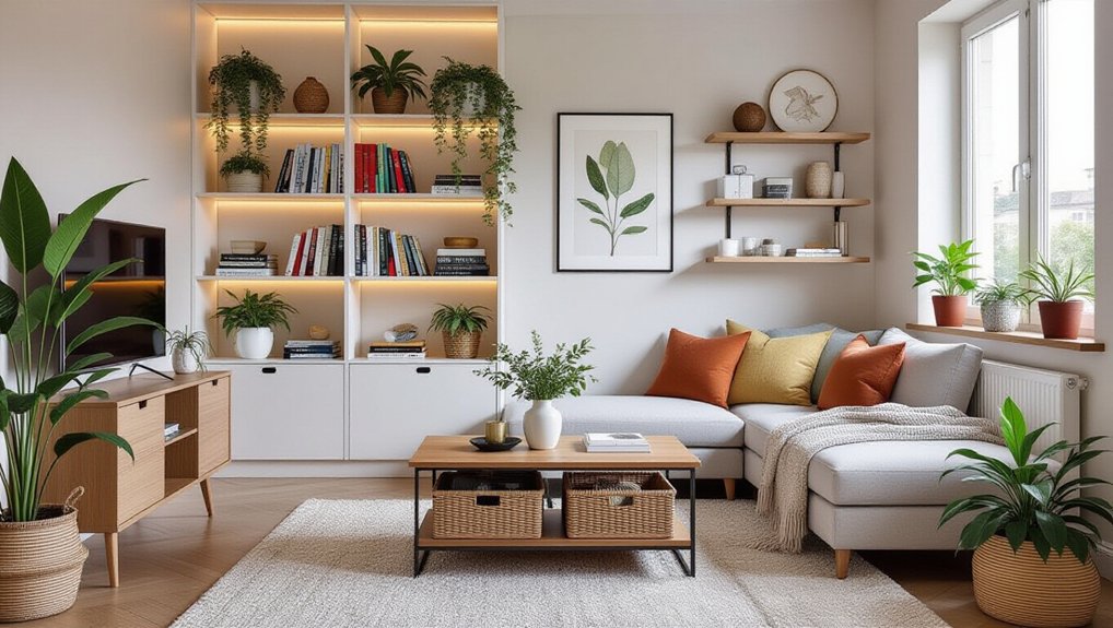 clever small space storage