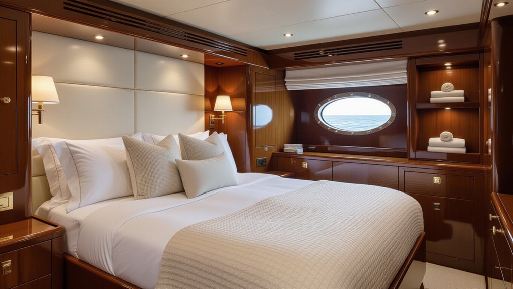 comfortable storage yacht bedrooms