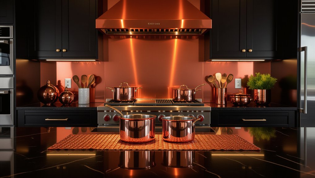 copper textiles for kitchen