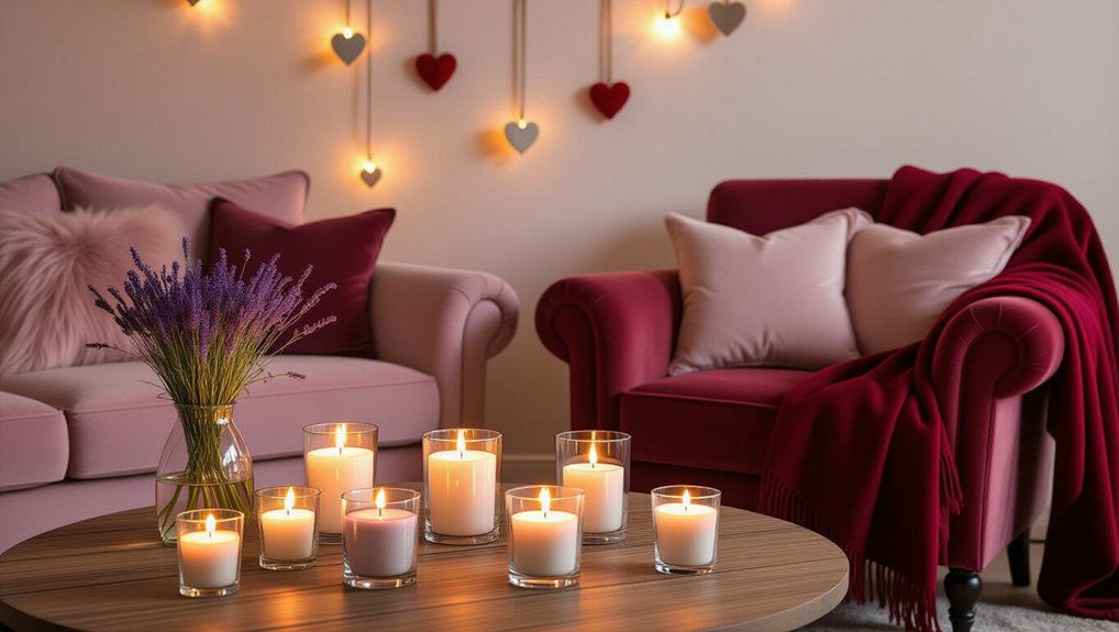 cozy atmosphere with candles