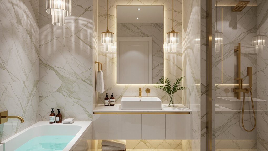 cozy bathroom lighting ideas