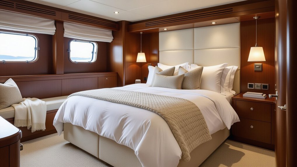 cozy bedding for yacht comfort