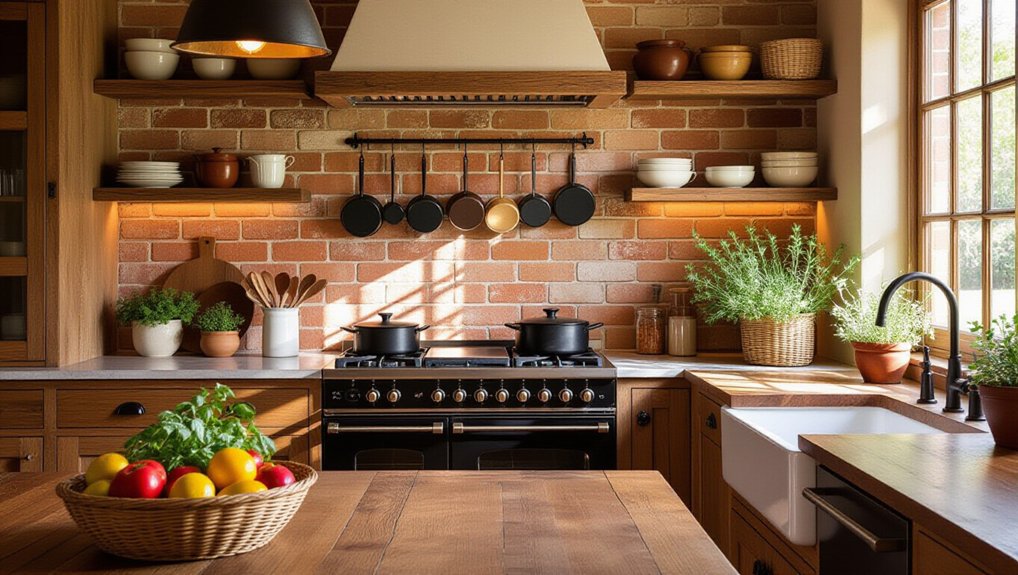 cozy brick backsplash ideas