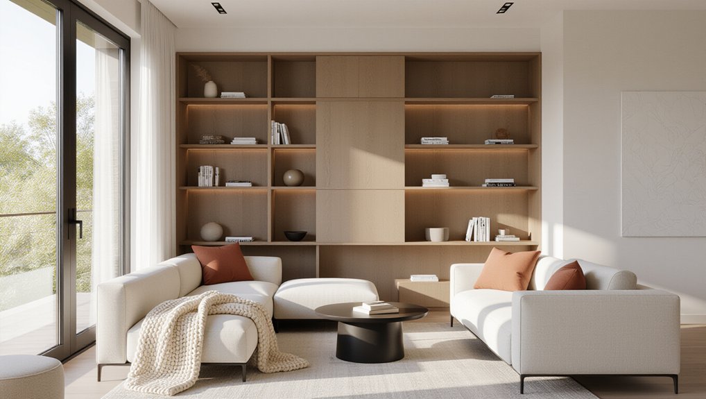 cozy built in shelving ideas