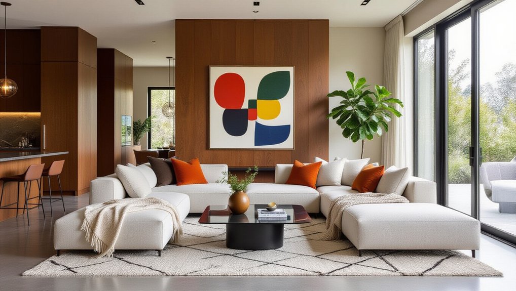 cozy contemporary texture layering