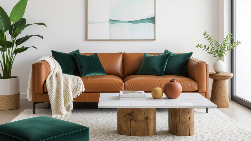 cozy contrasts in decor