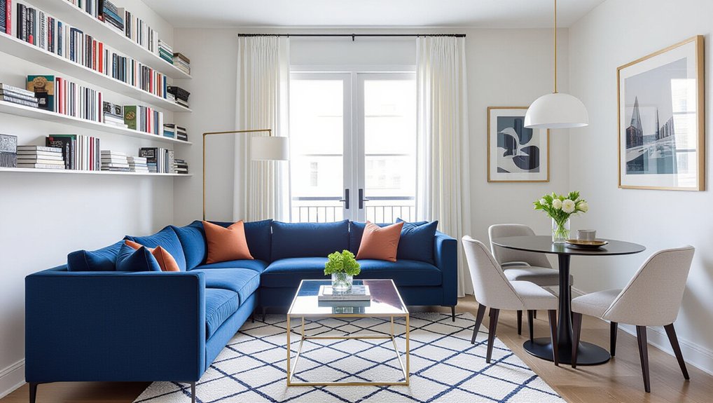 cozy functional furniture arrangement