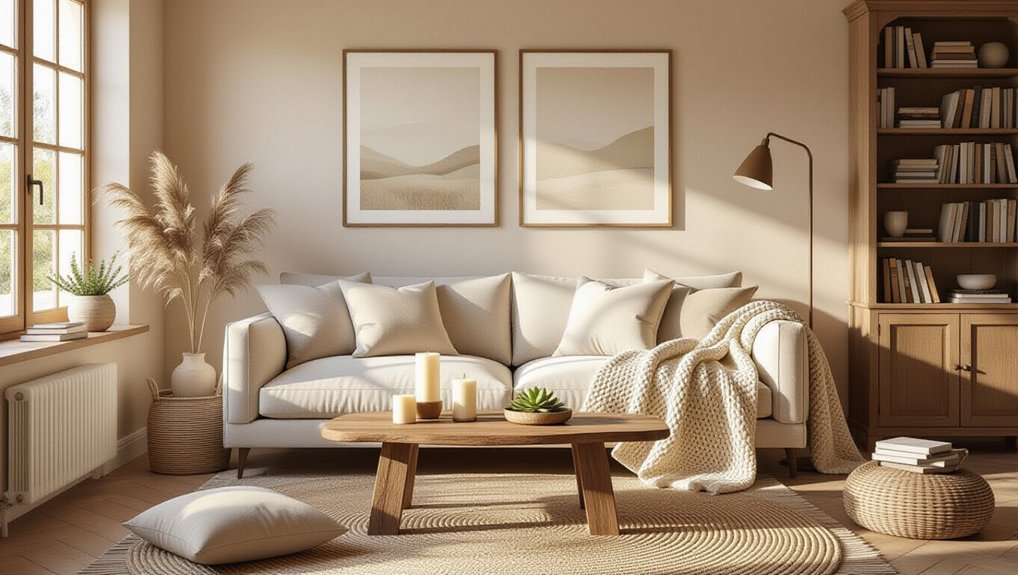 cozy furniture and decor