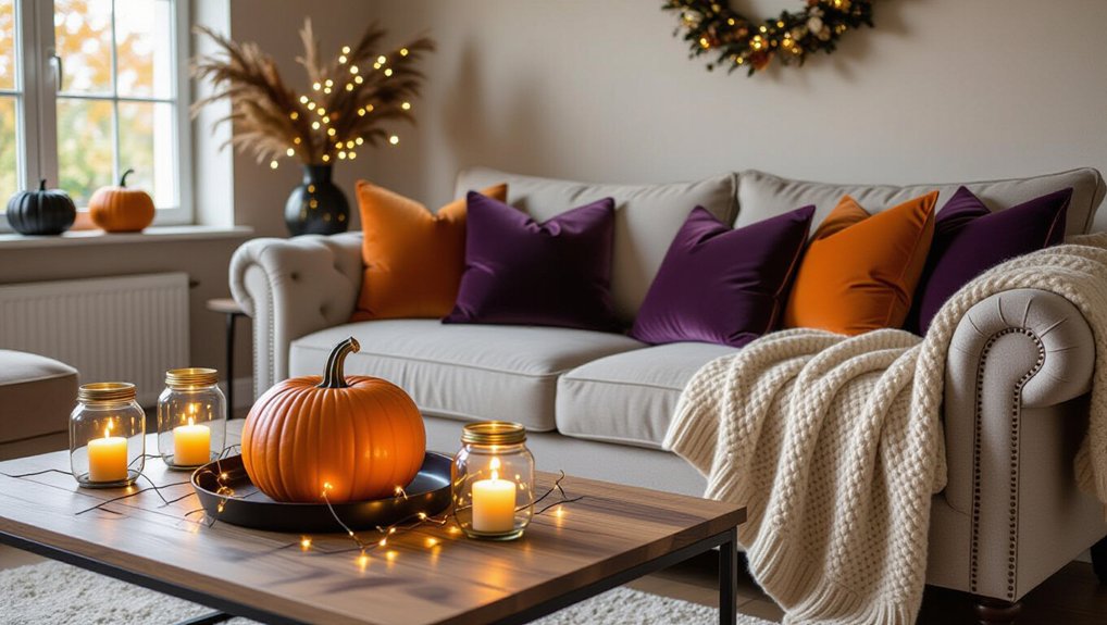 cozy halloween soft lighting