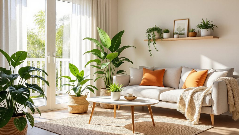 cozy indoor plant oasis