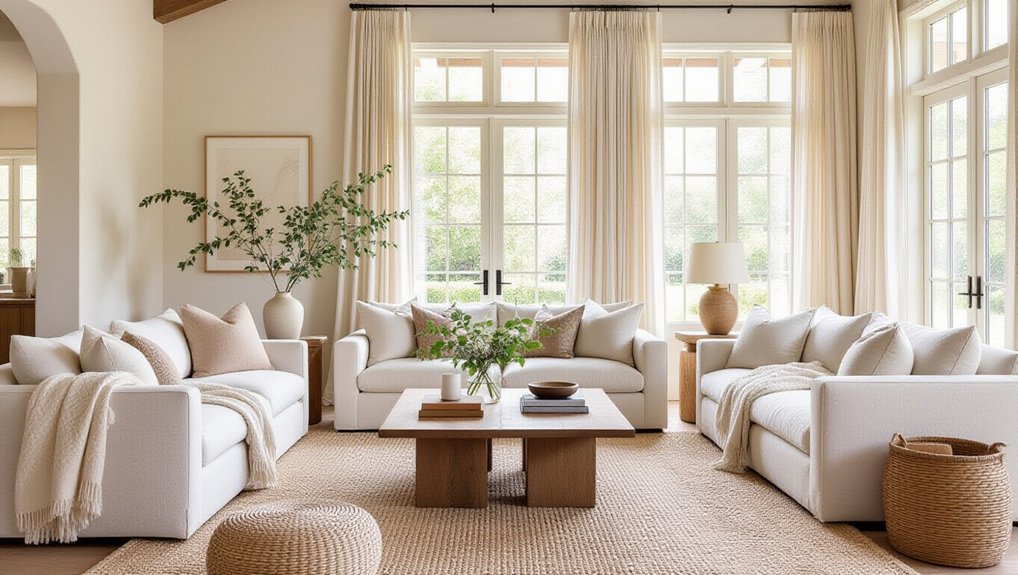 cozy inviting seating arrangement