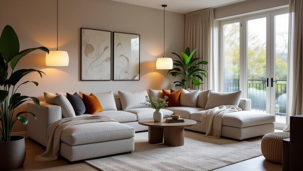 cozy layered lighting ambiance