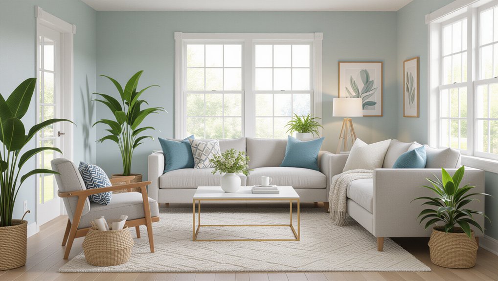 cozy light warm accents