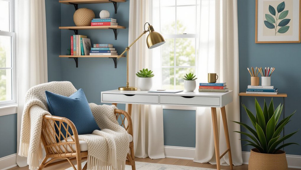cozy nook workspace transformation