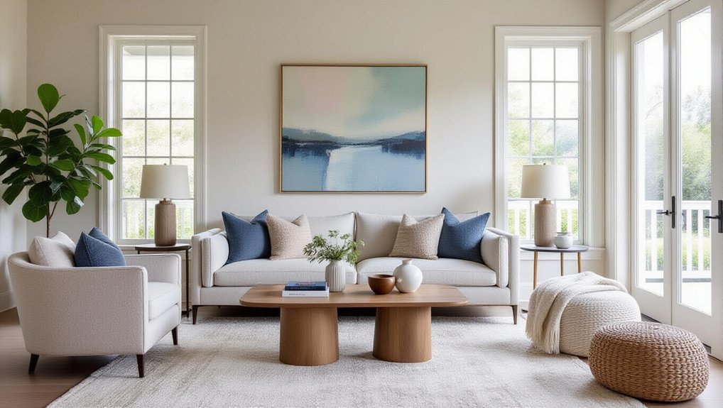 cozy personalized living room styling