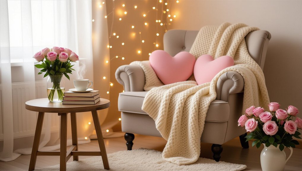 cozy reading spot setup