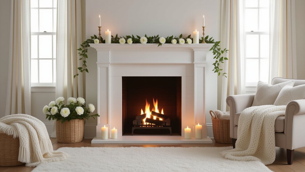 cozy romantic fireplace sanctuary