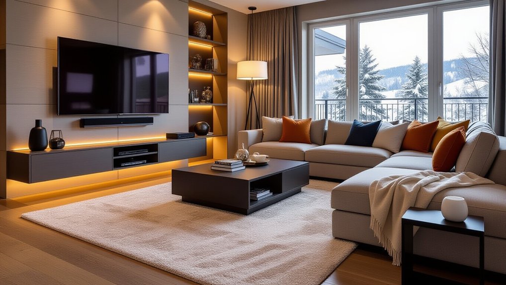 cozy seating enhanced ambiance