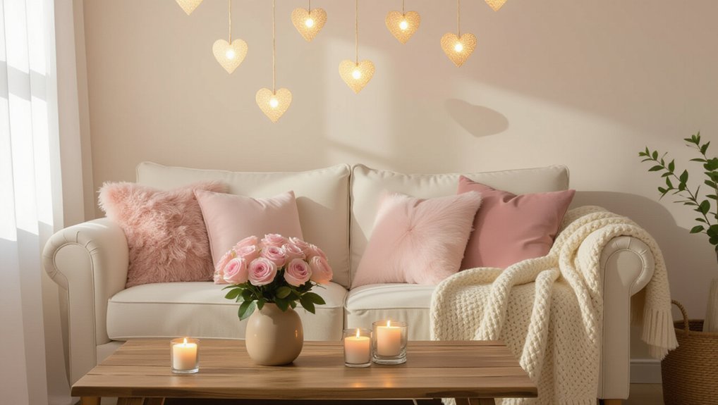 cozy soft pink decor