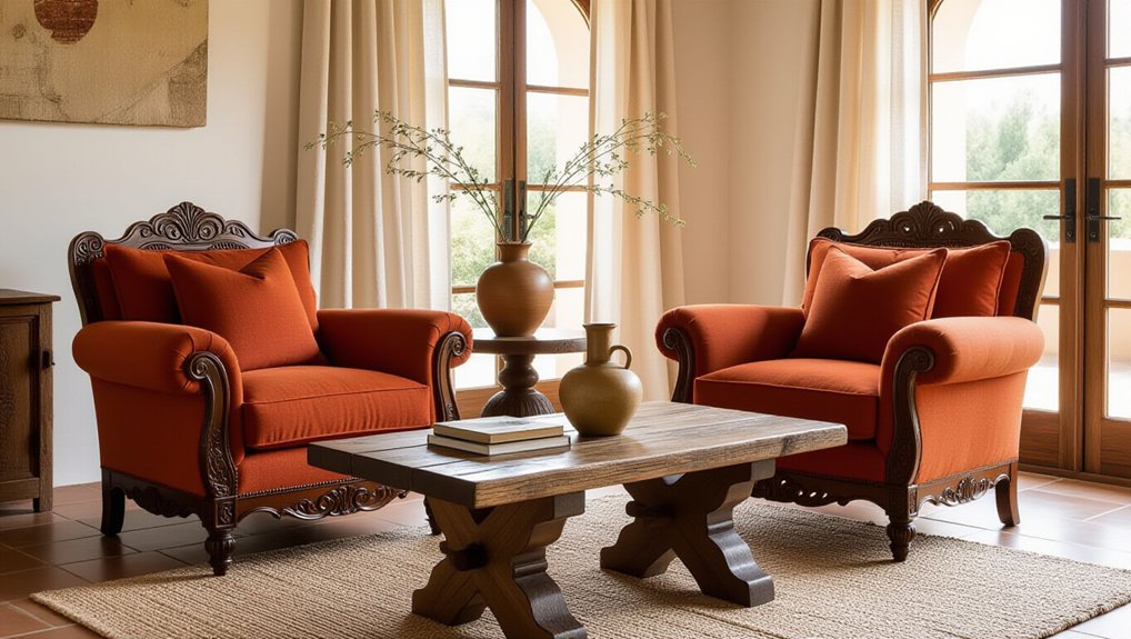 cozy spanish style armchair options