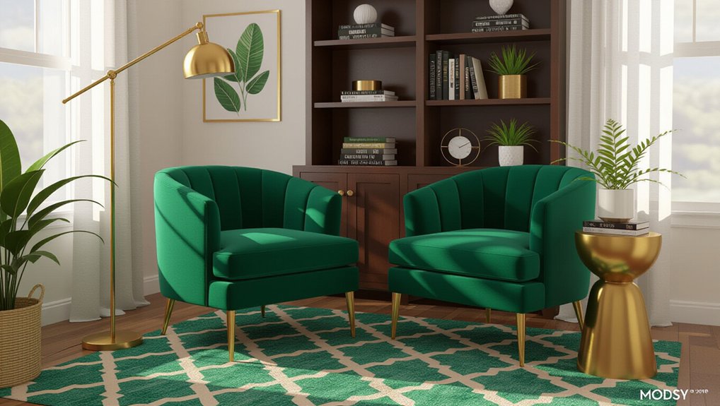 cozy stylish reading nook