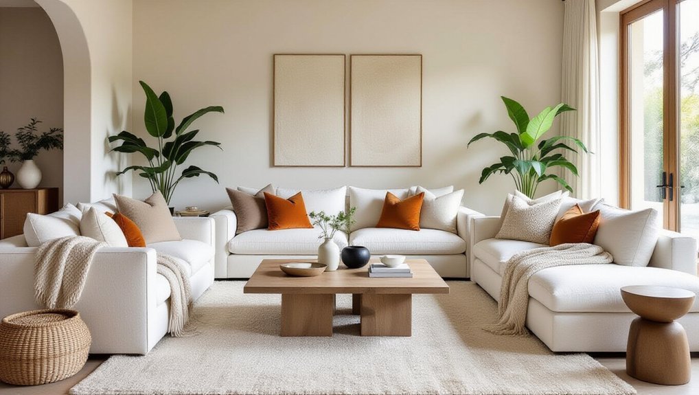 cozy throws and pillows