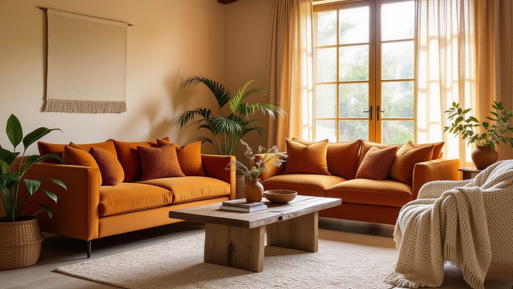 cozy warm color palettes