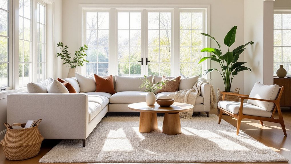 cozy warmth through area rugs
