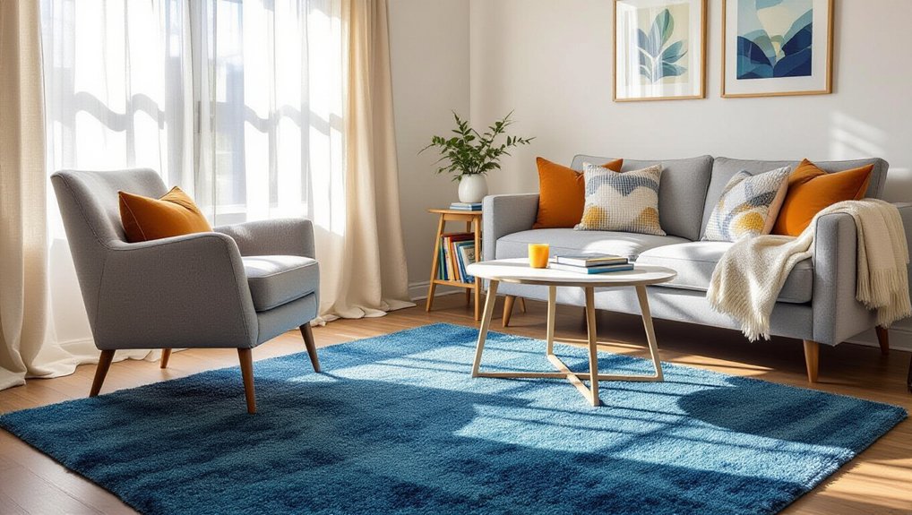 cozy zones with area rugs