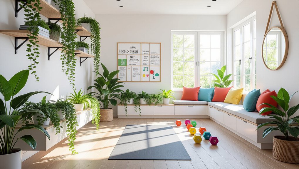 creative budget home gym