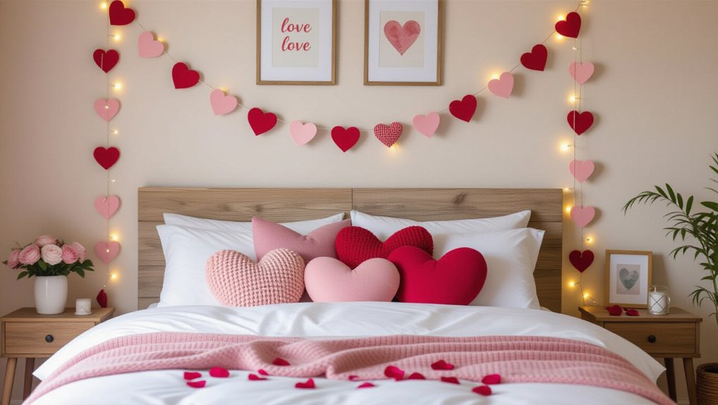 creative diy valentine garlands