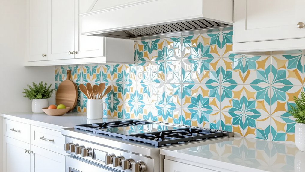 creative kitchen tile designs