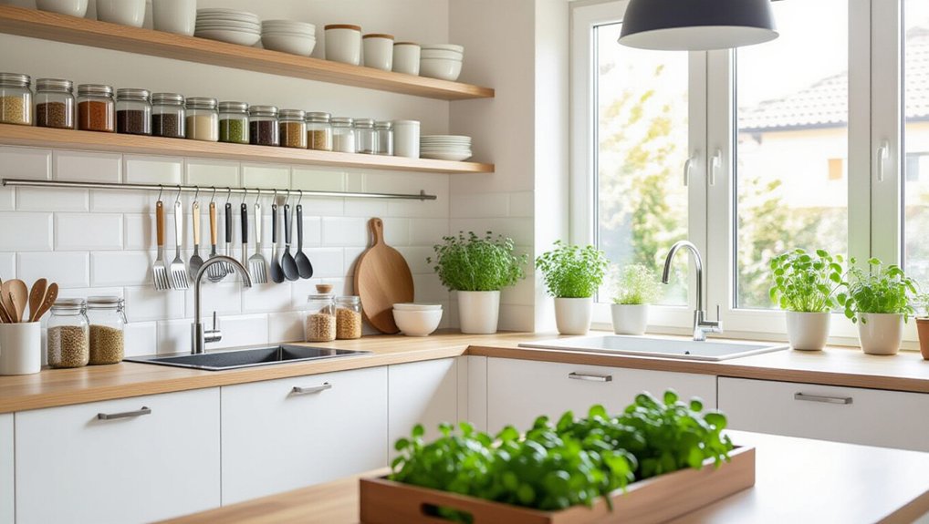 declutter small kitchen effectively