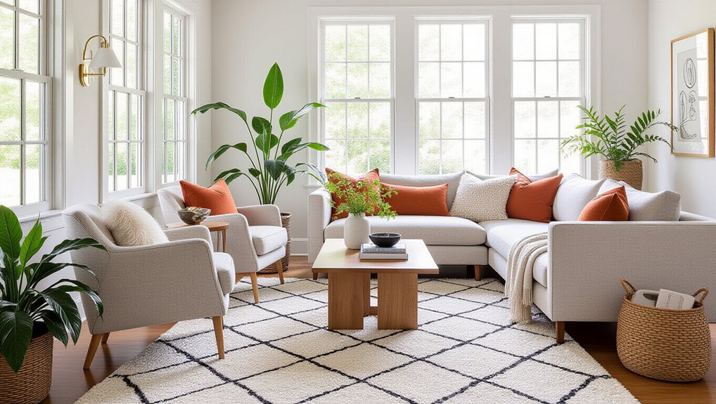 define cozy living zones